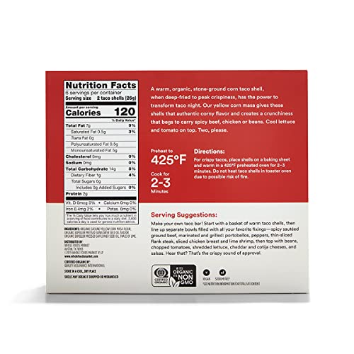 365 By Whole Foods Market, Organic Yellow Taco Shells, 5.5 Ounce #TOP1