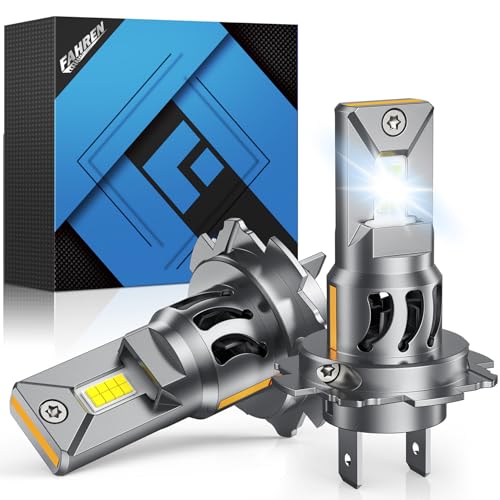 FAHREN Upgraded H7 LED Bulbs, 50000LM 1300% Ultra-Brightness, Real 1:1 Halogen Size, 70000+ Longer Lifespan, 6500K White for H7 Fog Electronic Flashers, CAN-Bus Ready Plug N Play, Pack of 2