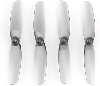 8pcs HQProp 51MMX2 51mm Propeller Set 1.5mm Shaft (4X CW / 4X CCW) Gray Polycarbonate