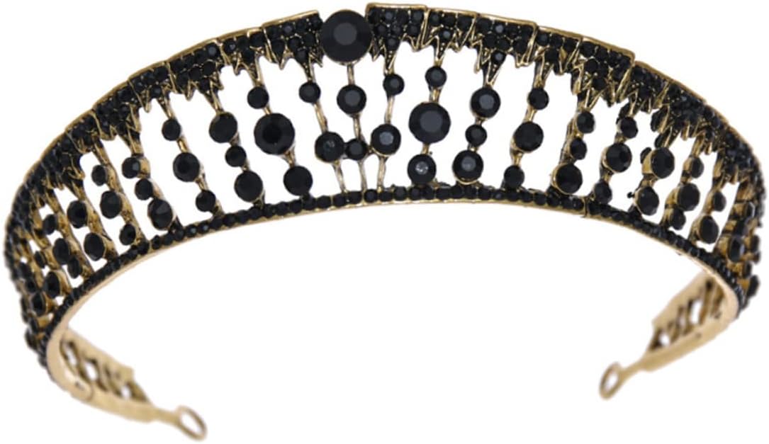 Rhinestone Crown Headdress for Bride Elegant Wedding Tiara Durable and Fashionable Hair Accessory for Special Occasions Easy to Wear Bridal Crown for Celebrations and Photos