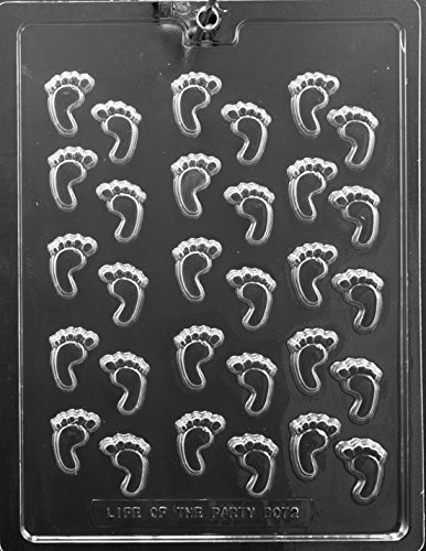 Bite Size Decos Baby Feet Candy Mold Baby Shower Soap Mold #TOP9