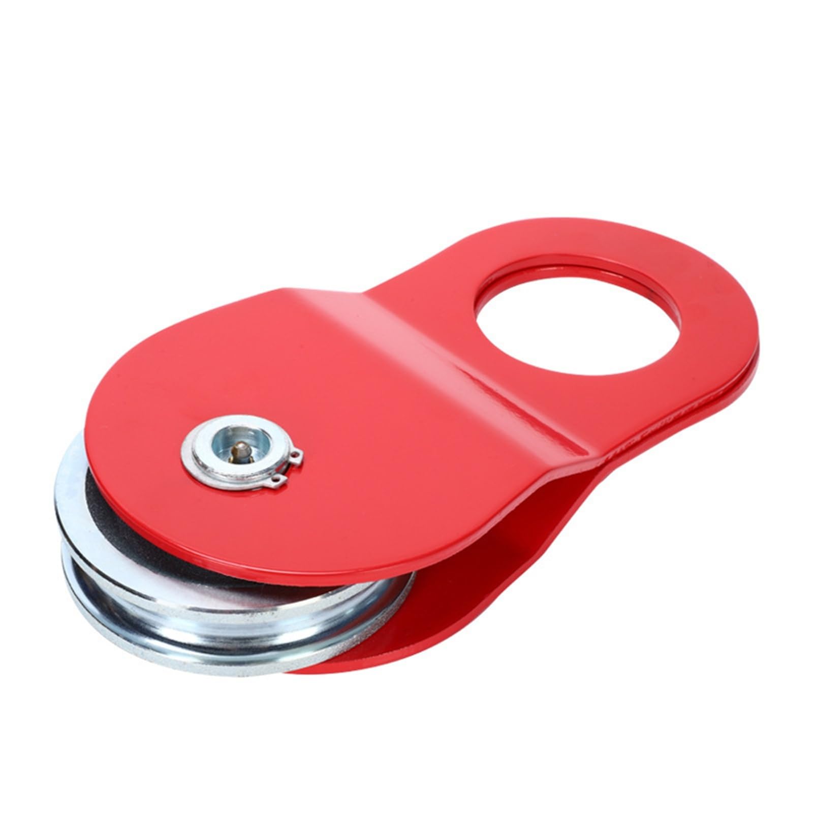 Hochleistungs-Snach-Blockrolle for Seilwinden, geeignet for 2-10 Tonnen Seilwinden-Zugseile aus Stahl.(10T Red)
