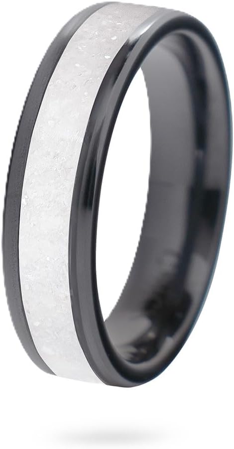 CNICK Tesla Smart Ring Accessories: Ceramic Ring for Model 3/S/X/Y/CT to Replace Key Card Key fob. (7.5, Black)
