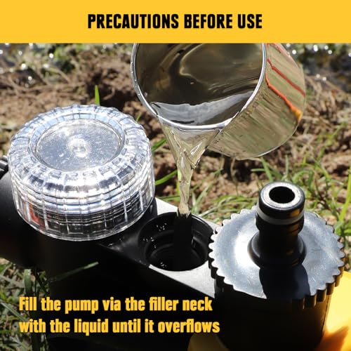Mellif Cordless Water Transfer Pump for Dewalt 20V MAX Battery, 739GPH Portable Garden Pump Cellar Drainage Pump, Electric Utility Pump for Pool, Basement, Lawn Pond Draining(Battery Not Included)