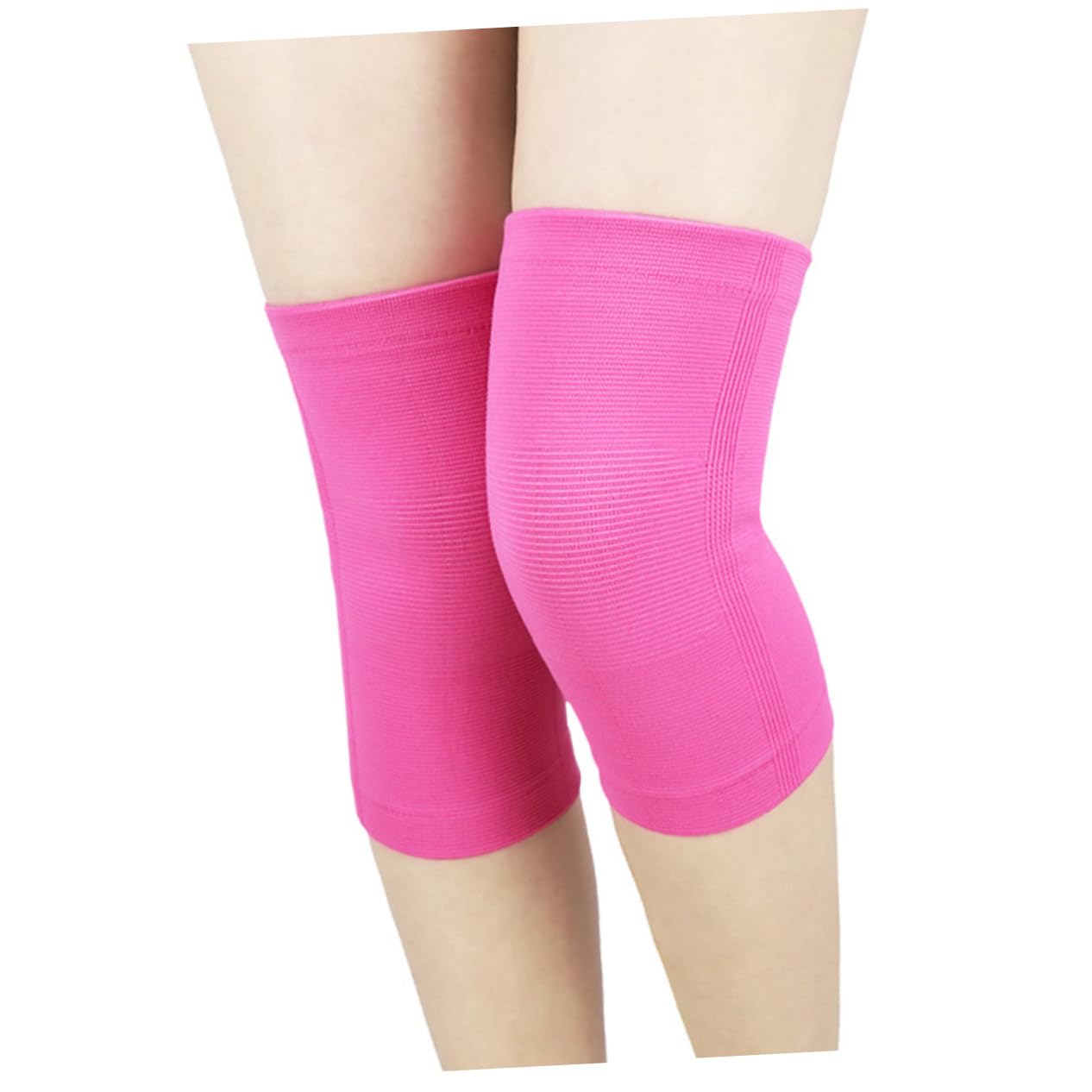 TOVINANNA 1 Pair Sports Support Nylon Cover Elastic Kneecap Protective Pad Sleeves for Running Jogging Basketball Football Size Xs