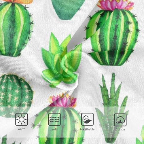 Animal Toddler Underwear Floral 2t Cotton Panties Little Girl Cacti Succulents White Undies Kids Briefs3