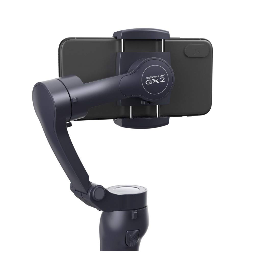 GoXtreme Gimbal GX2 - Pieghevole con tecnologia di stabilizzazione della fotocamera a 3 assi. Il GX2 Gimbal è uno strumento essenziale per riprese con smartphone fluide e professionali.
