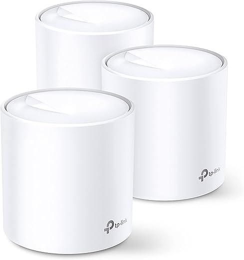 TP-Link Deco X20 Dual Band Next-Gen Wi-Fi 6 Mesh, AX1800 Whole Home WiFi System, Covers up to 5800 Sq. Ft, Replaces Routers and WiFi Extenders,…