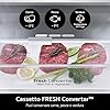 LG GBV3100APY Frigorifero Combinato, 344L, Frigorifero Total No Frost, Classe A, Altezza 1,86m, Door Cooling, Linear Cooling, Fresh Converter, Smart Diagnosis, Compressore Smart Inverter, Silver