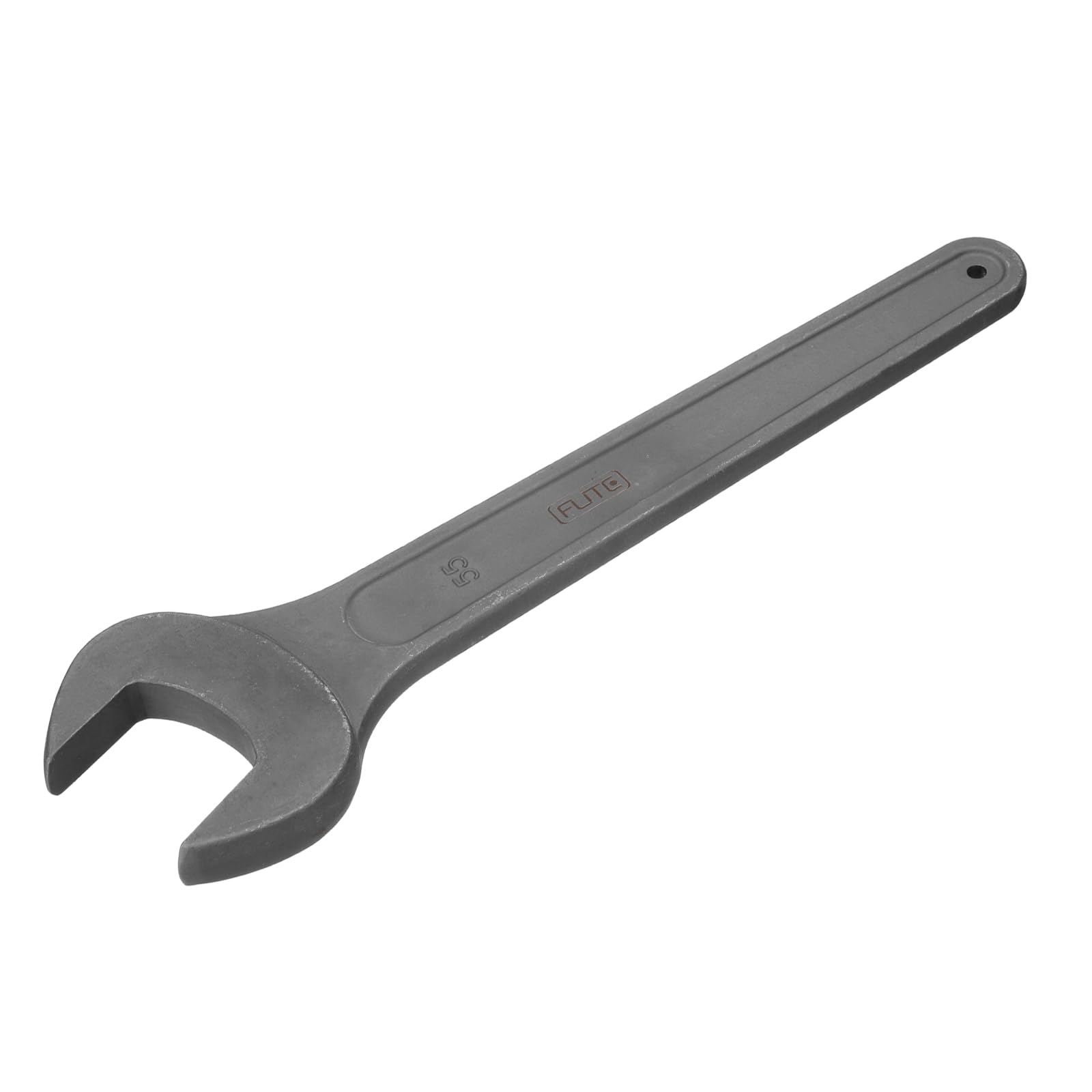 QUARKZMAN Llave Fija De Extremo Abierto Simple 55mm (2 3/16 Pulgadas) Llave De Boca Abierta Gruesa De Acero Al Carbono Para Reparación Automotriz Y Montaje De Muebles Color Gris