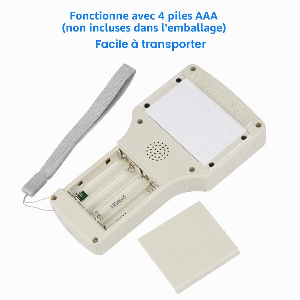 KDL RFID Lecteur de Carte à Puce Writer NFC 13.56MHz Copier 125KHz Duplicator Logiciel de décodage multifréquence Support USB avec 125KHz / 13.56MHz Dual Frequency Writable Key fobs