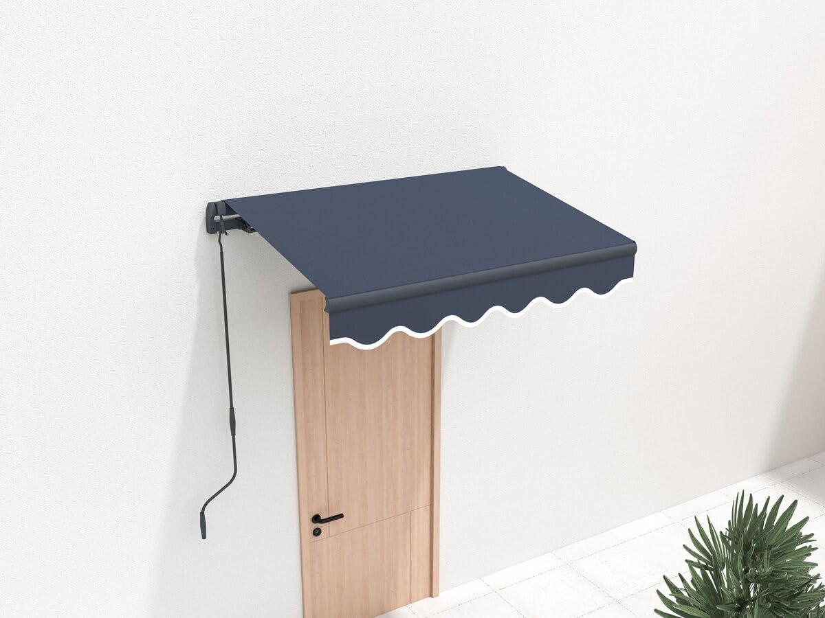 Store banne en Aluminium Ombra 1" - 160 x 120 cm - Gris