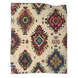 Aztekenmuster 3D-gedruckte Decke Design-Tagesdecke Weiche Und Warme Mikrofaser Sofa Bettwäsche 40x50inch(100x130cm)