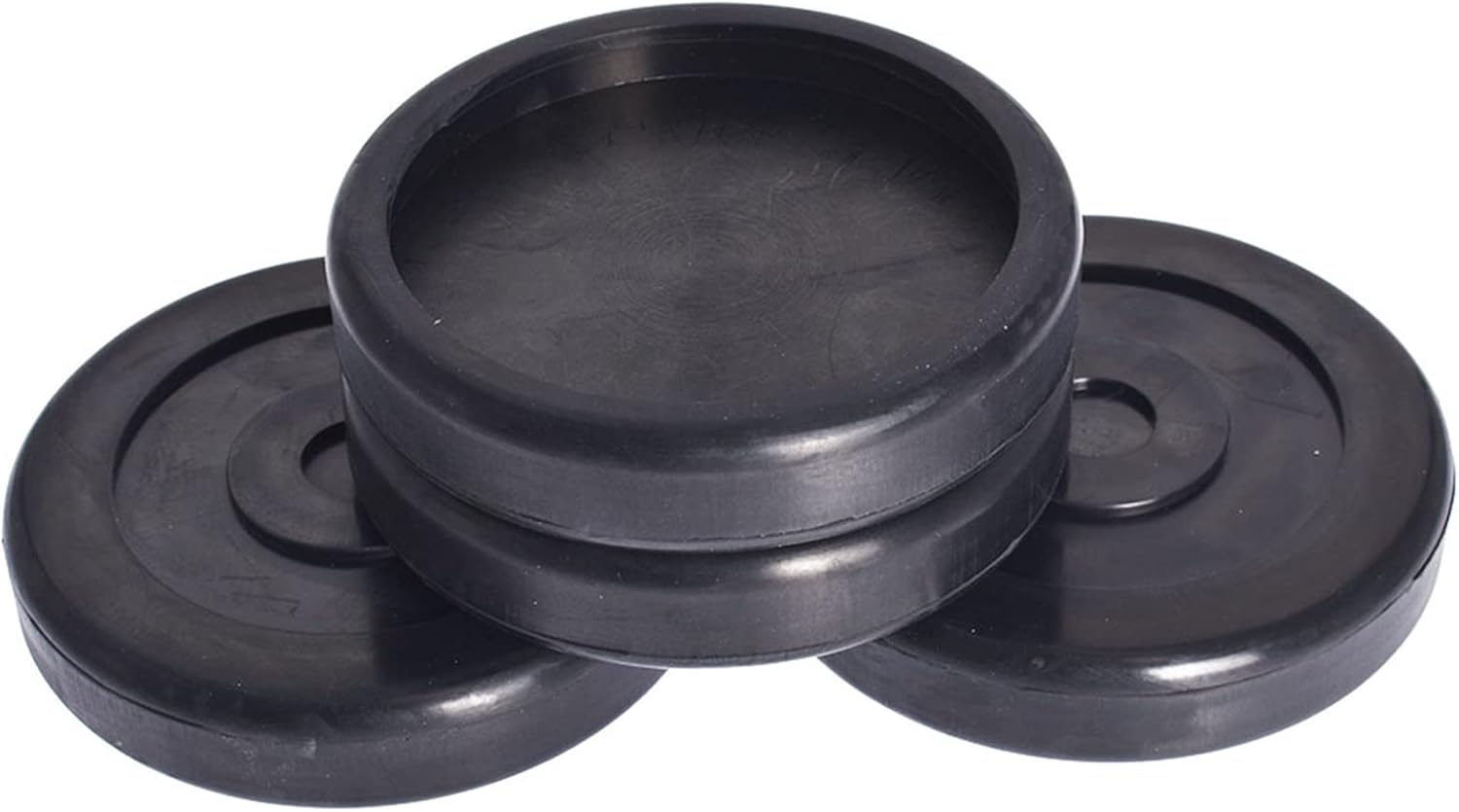 4-Pack Car Hoist Rubber Pads Round Rubber Arm Pads Replacement for Bendpak Scissor Lift Pads 5715017