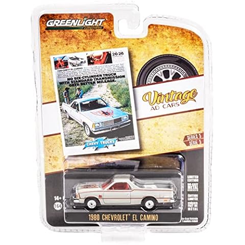 Greenlight 39080 D Chevy El Camino Royal Knight gris metálico Cover