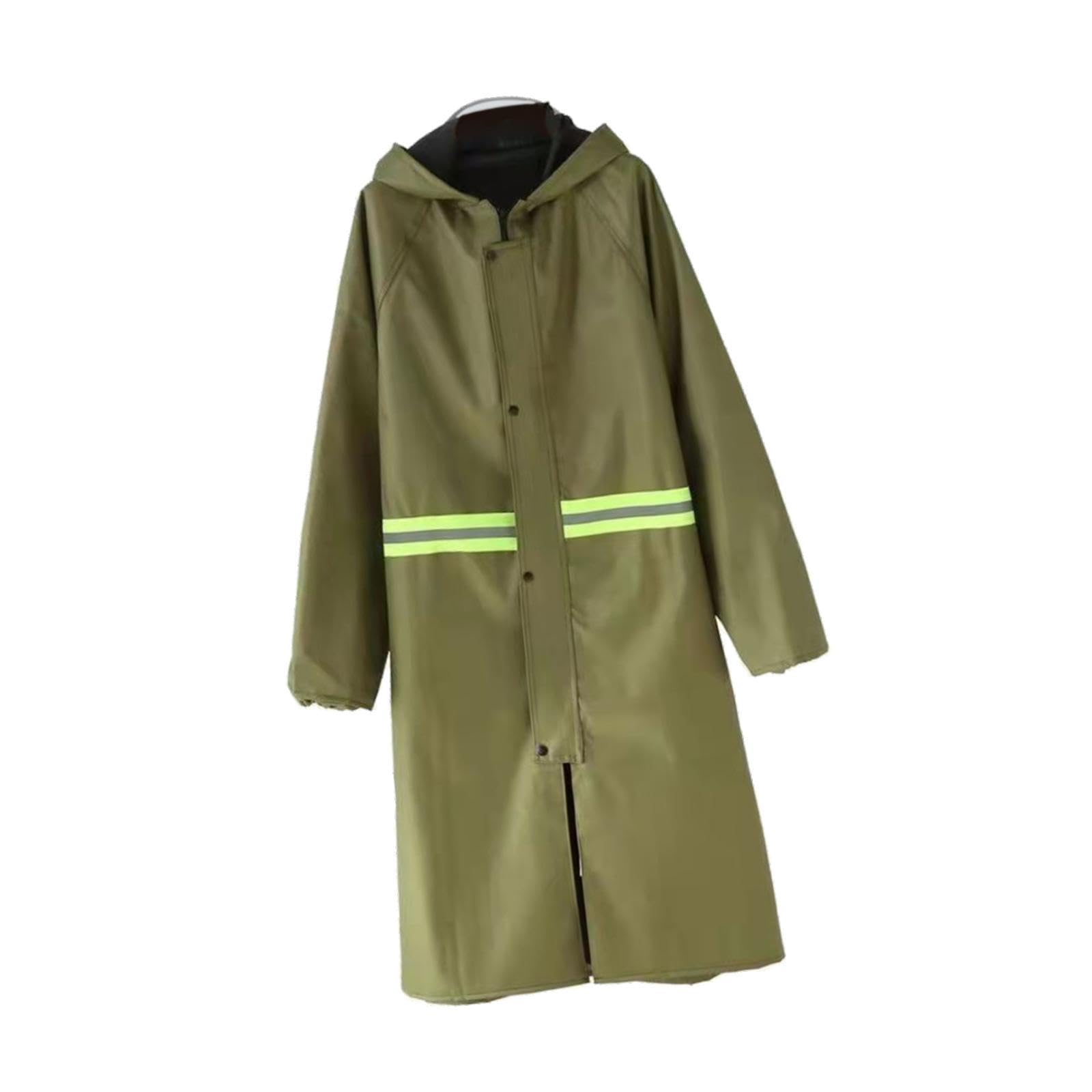 Raincoat with Hood Lightweight Rain Coat for Trekking Outdoor Work Men Women| Casual | Daily Wear | Party Wear-image-9
