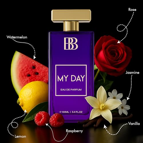 Image of Bergamot Beaute My Day Perfume for Women|100ml Long Lasting Parfum Fragrances |Perfume For Woman| Musk, Rose & Jasmine Notes|