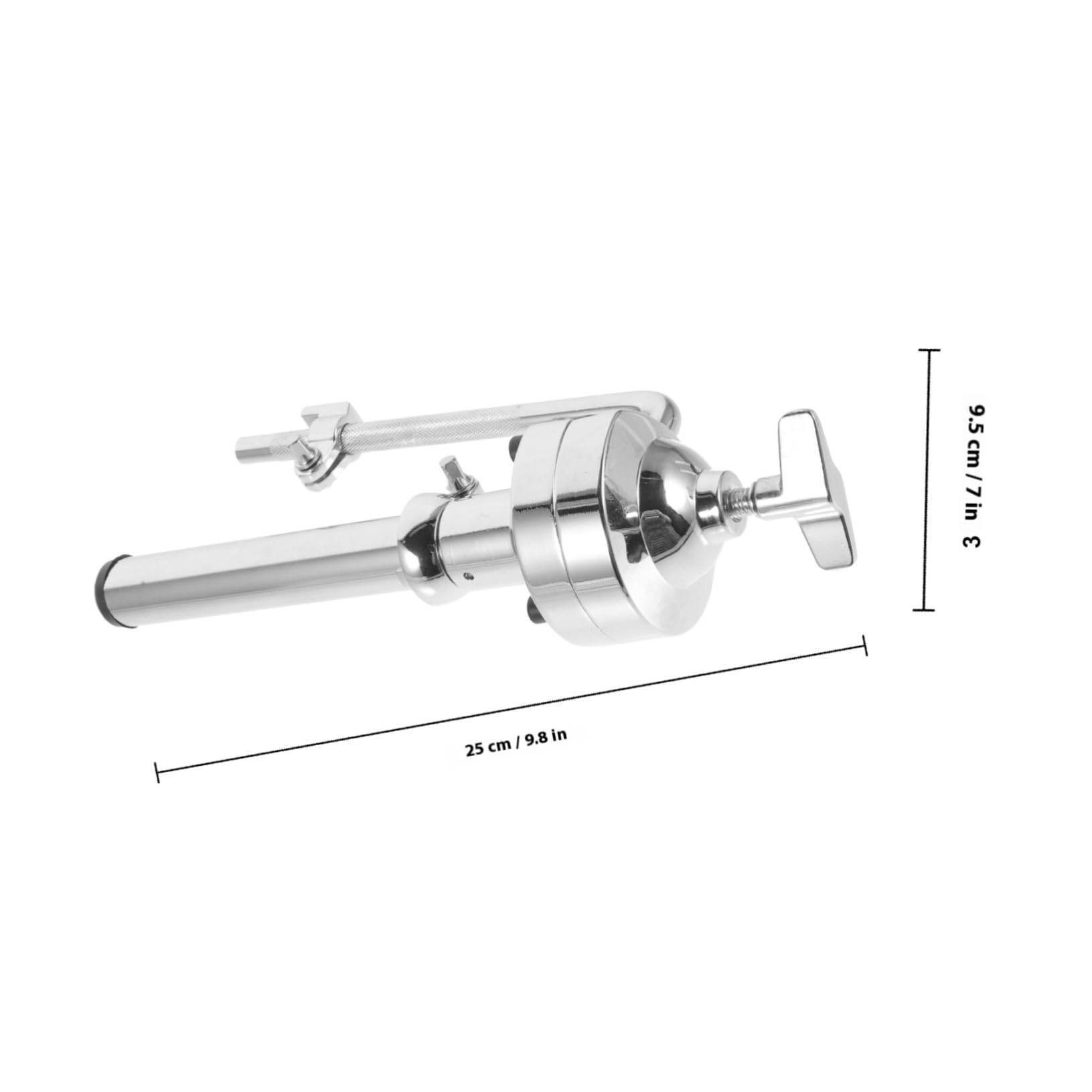 GALPADA Support de Tom Simple Alliage de Zinc Support Robuste pour Batterie Accessoire de Percussion Facile à Installer Adapté Aux Musiciens Débutants et Professionnels