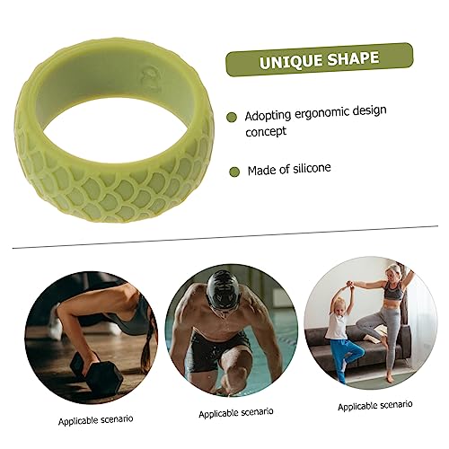 Anilla de silicona para fitness al aire libre verde miniatura 7