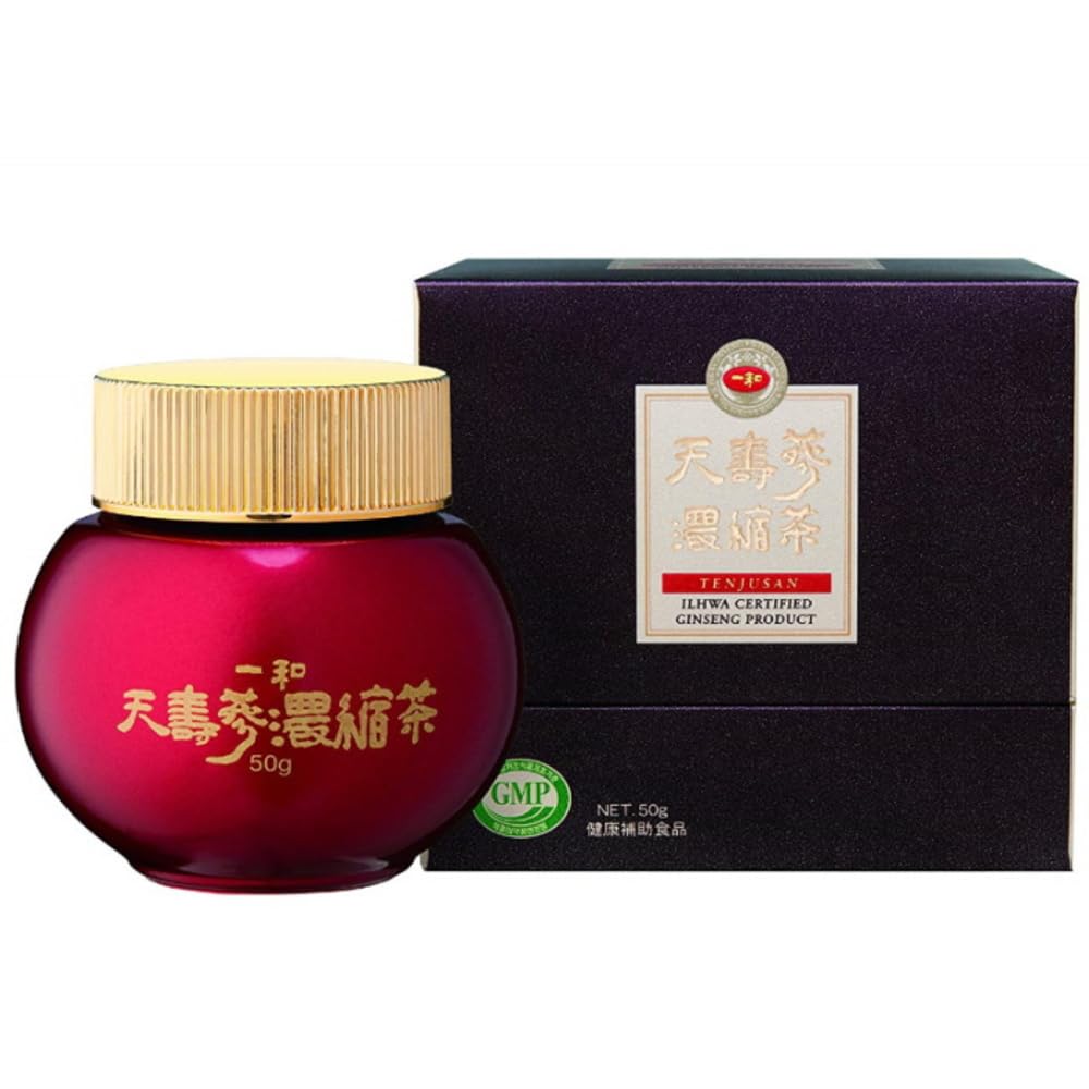 Amazon.co.jp: 【正規品】一和 天寿參濃縮茶 高麗人参 (50g 