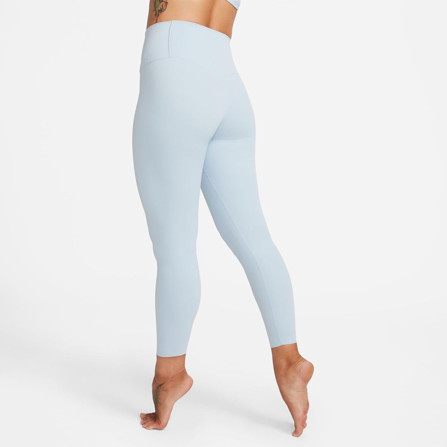 Nike Zenvy Women's Gentle-Support Mid-Rise 7/8 Leggings (US, Alpha, Medium, Regular, Regular, Light Armory Blue 441)