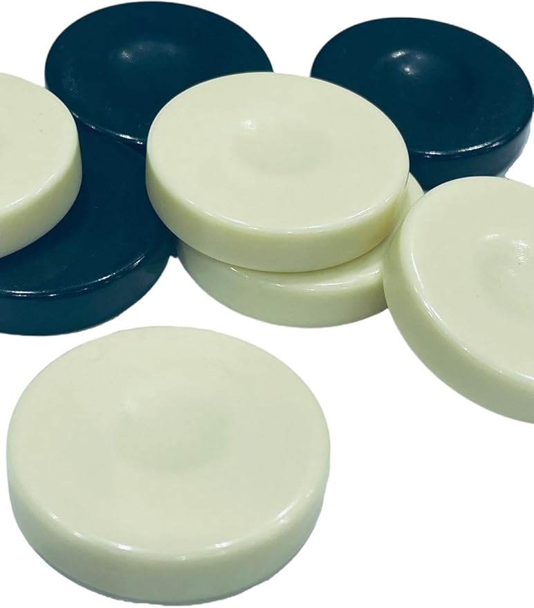 Amazon.com: 30 Pieces Backgammon Checkers Replacement Set Checker Board ...