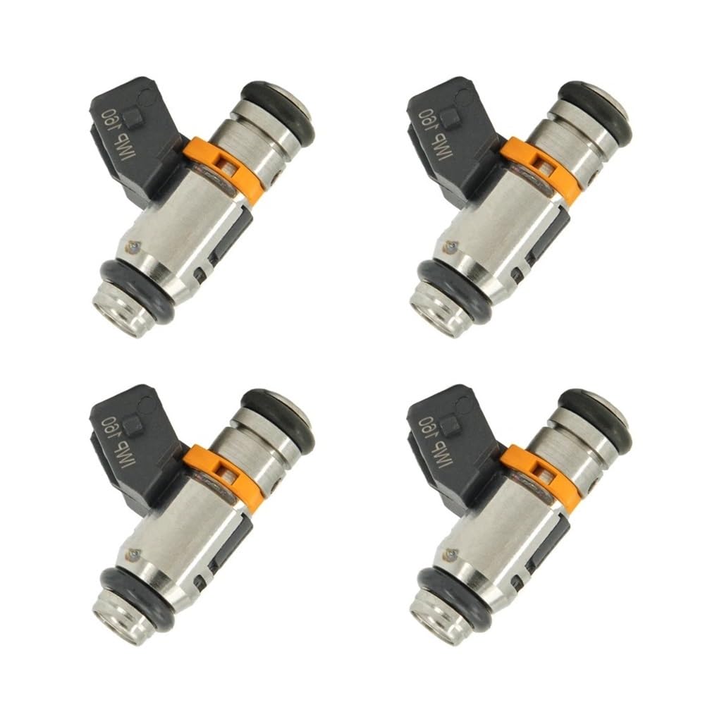 Car Petrol Injector 4Pcs IWP160 Fuel Injector for Grande for Punto 1.2 07 POJ .2/1.4 8V 500 MPI 50kW