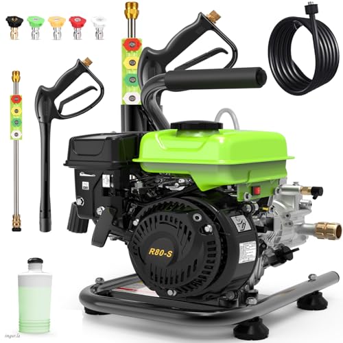 Commercial 3500PSI 2.4GPM 79.7CC Gas Pressure...