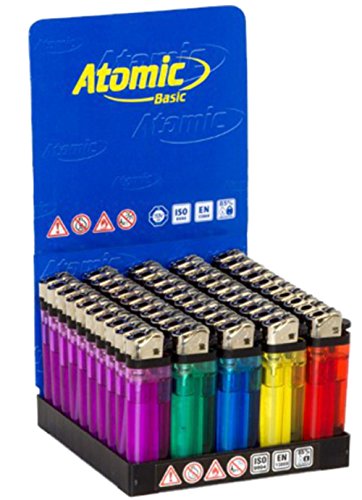  Bed Store 100 ACCENDINI Atomic Colorati Trasparenti Assortiti in 5 COLORAZIONI