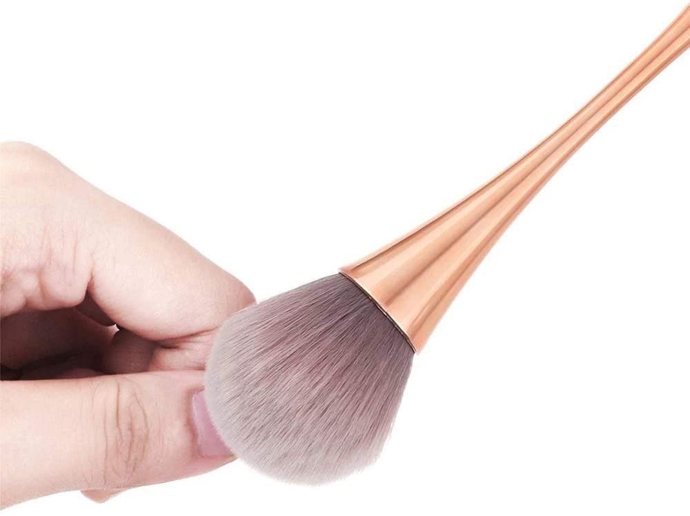 Maquillaje Cepillo Cara mejilla Contorno Blusher Nariz fundación Suelta Potencia cosmética Maquillaje Pinceles Herramienta Polvo Rubor Pincel (Color : B)