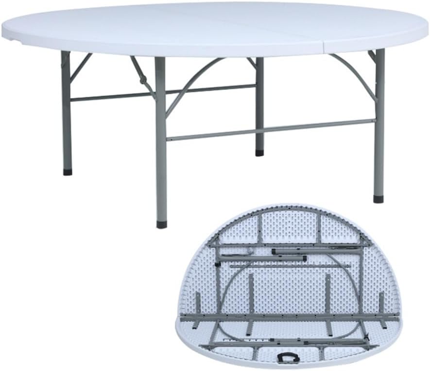 Circular Household Dining Table Circular Table Outdoor Restaurant Table Folding Table