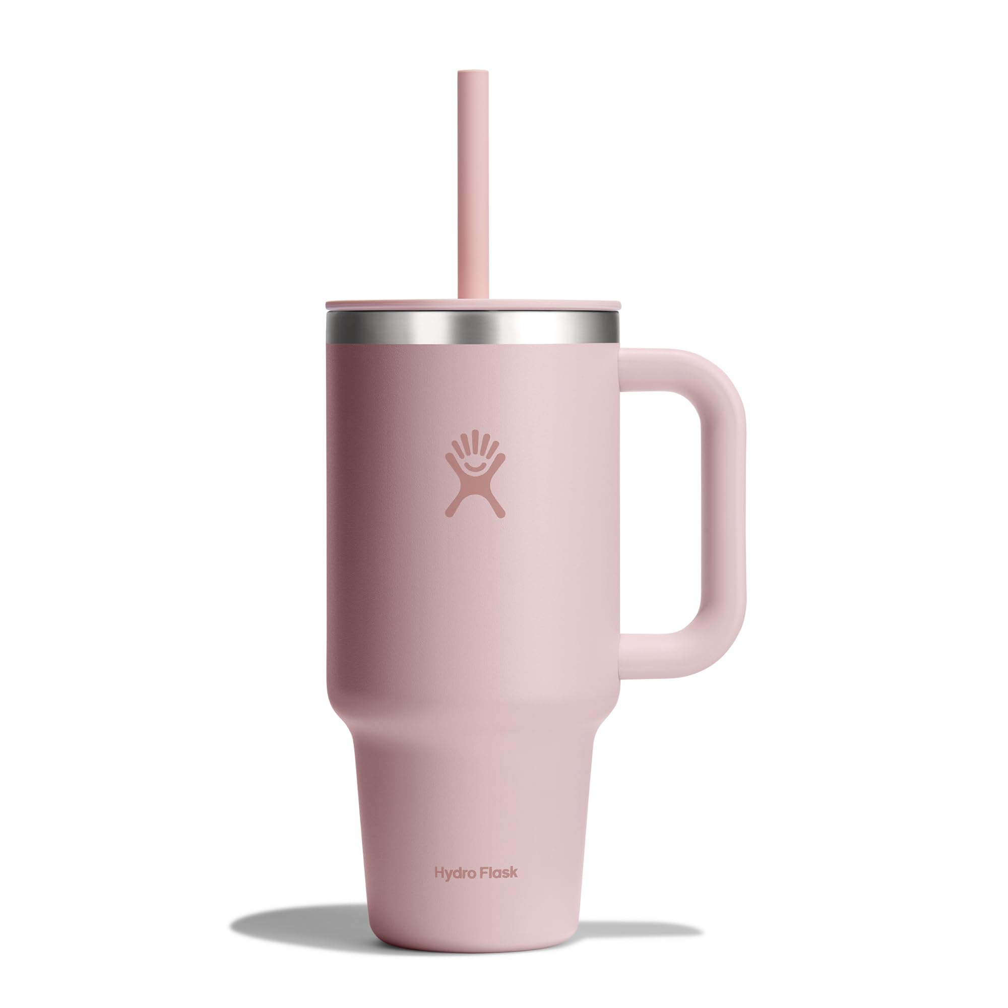 HYDRO FLASK - Travel Tumbler 946 ml (32 oz) with Closable Press-In Straw Lid - Stainless Steel - Double Wall Vacuum Insulated - Splash resistant lid - Trillium