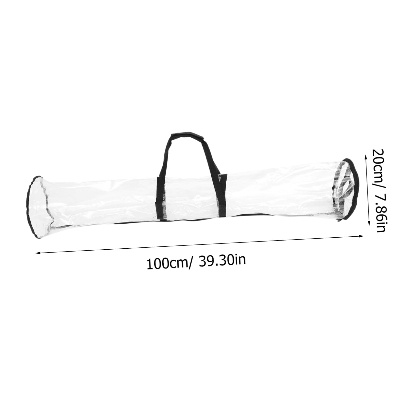 KONTONTY Xmas Wrapping Paper Storage Organizer Handles Bag for Holiday Wrap Convenient Present Wrap Holder for Easy Access and Transport