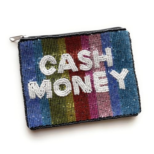 Cash Money Beaded Purse, Coin Pouch, Small Wallets for Her, Small Bag, Birthday Gifts, Cute Pouch Purse, Gift Card Bag3