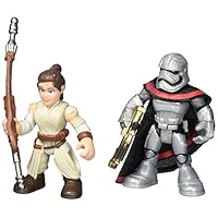Playskool Heroes Galactic Heroes Star Wars Resistance Rey (Jakku) & Captain Phasma
