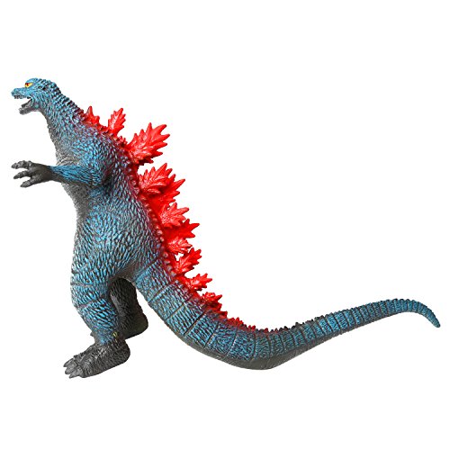 Rainbow yuango Godzilla 14" 13" 7" Standing Gojirasaurus Dinosaur Model Action Figure Toy Soft Vinyl Plastic Dino Movie Monster Series for Kids(Red)