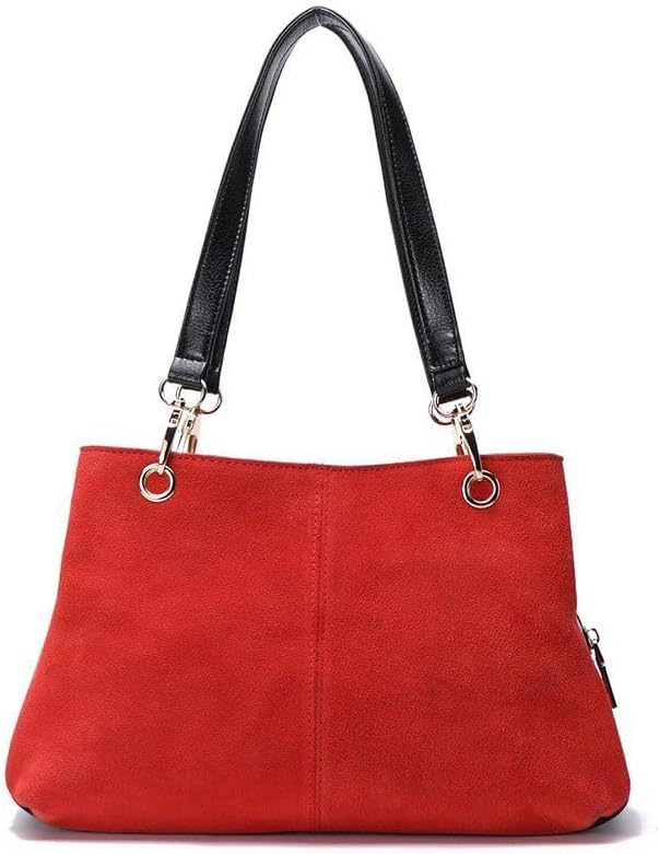 Woodland Leathers Italian 100% Suede Leather Women's Hobos & Shoulder Bags & Hand Bag, Compact & Stylish Tote Bags For Women, Handmade Black Leather Handbag, Leather Handbags For Women