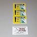 MARS VN2511 or VN2512 BILL VALIDATOR (3) DECAL STICKERS $1, 2 & $5/!