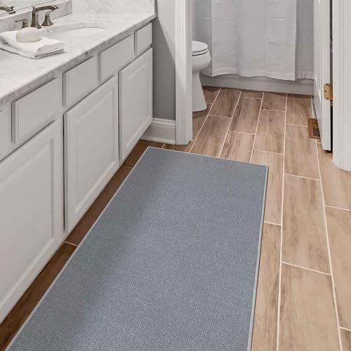 Ottomanson OTH8503-3X10 Machine Washable Modern Solid Design Non-Slip Rubberback 3X10 Traditional Runner Rug For Hallway, Kitchen thumb #12