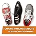 CopperJoint Orthotic Insoles - Copper-Infused Moisture Wicking Shoe Inserts, Offer Firm Arch Support and Help Relieve Foot Soreness - Pair (Medium)
