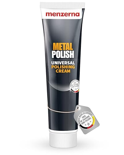 Menzerna Esmalte de metal para automóviles y artículos del hogar, limpia y pule - Actúa como acero inoxidable, joyería de plata, latón y pulido de