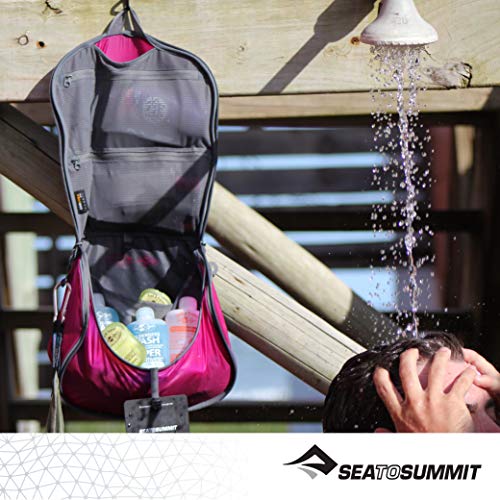 Hanging Toiletry Bag L Color: negro/gris