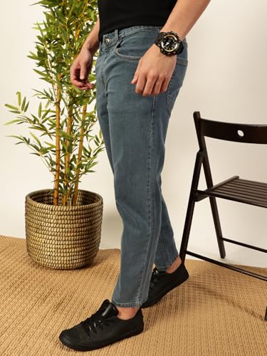 Image of Thomas Scott Mens Mid Rise Clean Look Slim Fit Jeans