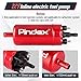 Pindex Universal External In Line Fuel Pump,116 PSI High Pressure 12V Electric Pump Injection Systems Compatible with 0580464070 0580453911 0580463017 0580464023,Red