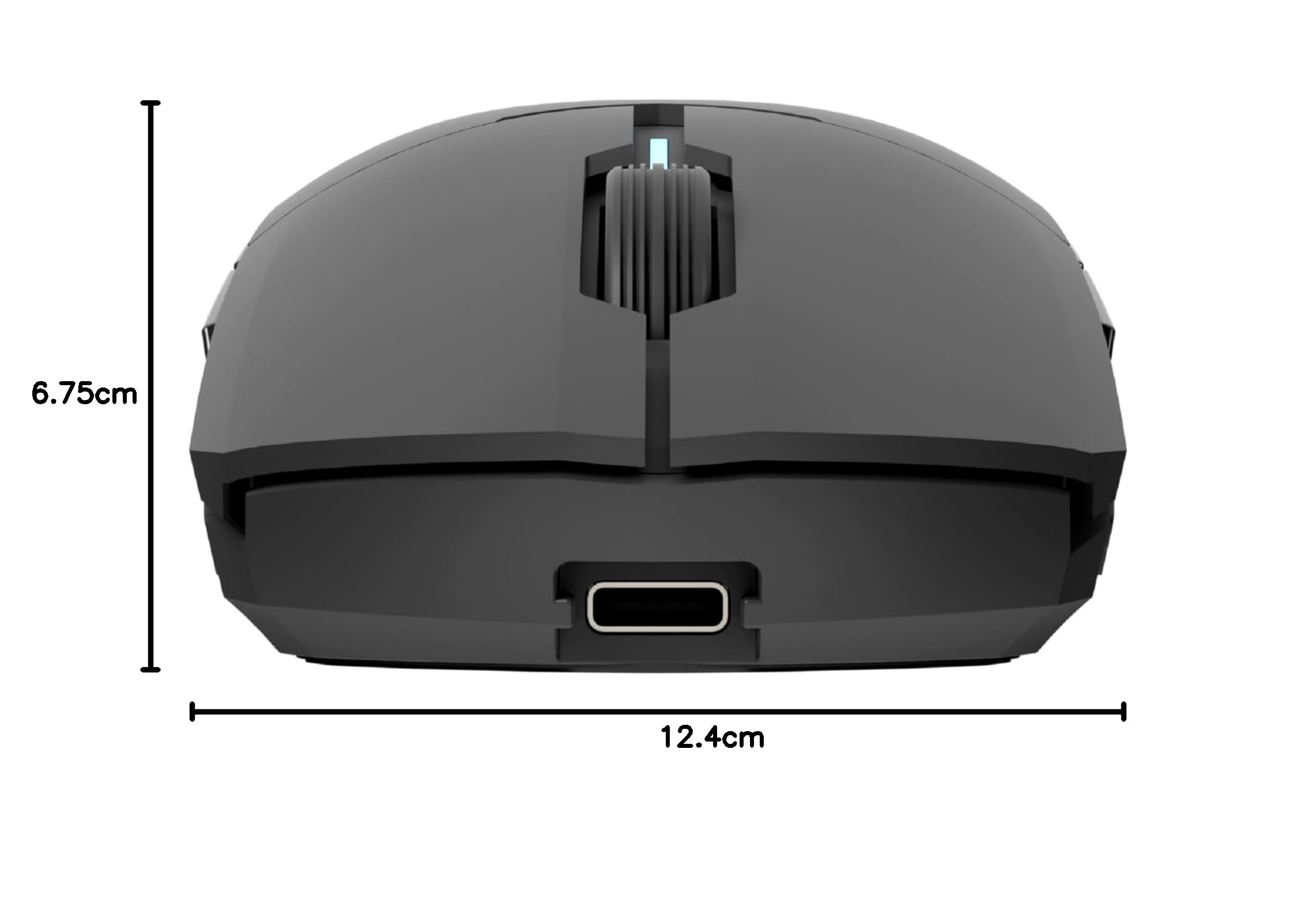 NEWSKILL Chiron Pro Wireless ratón Gaming RGB inalámbrico ambidiestro 16000DPI 8 Botones Sensor PAW3335 Negro
