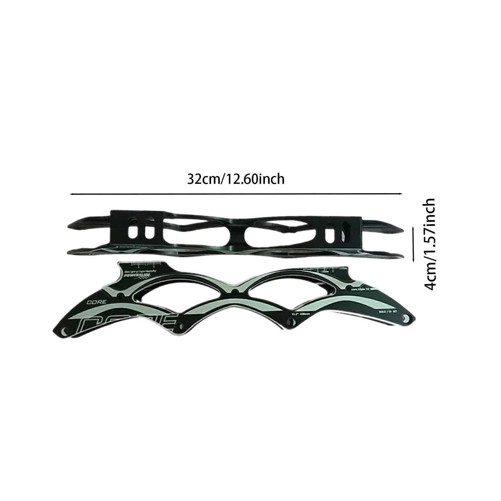 2X Alloy Inline Skate Frame Set, Teile für Speed ​​Roller Skating Ausrüstung
