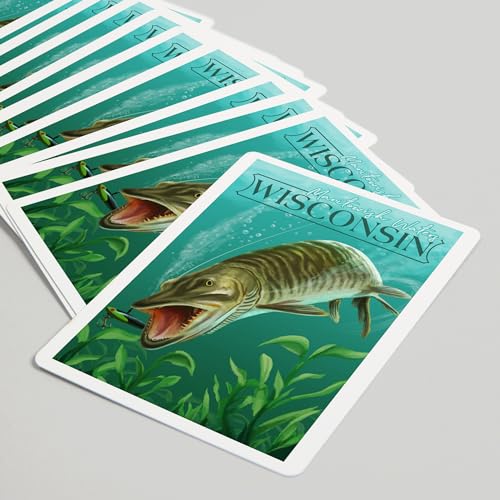 Lantern Press Naipes Poker Tamaño Estándar 52 Cartas miniatura 5
