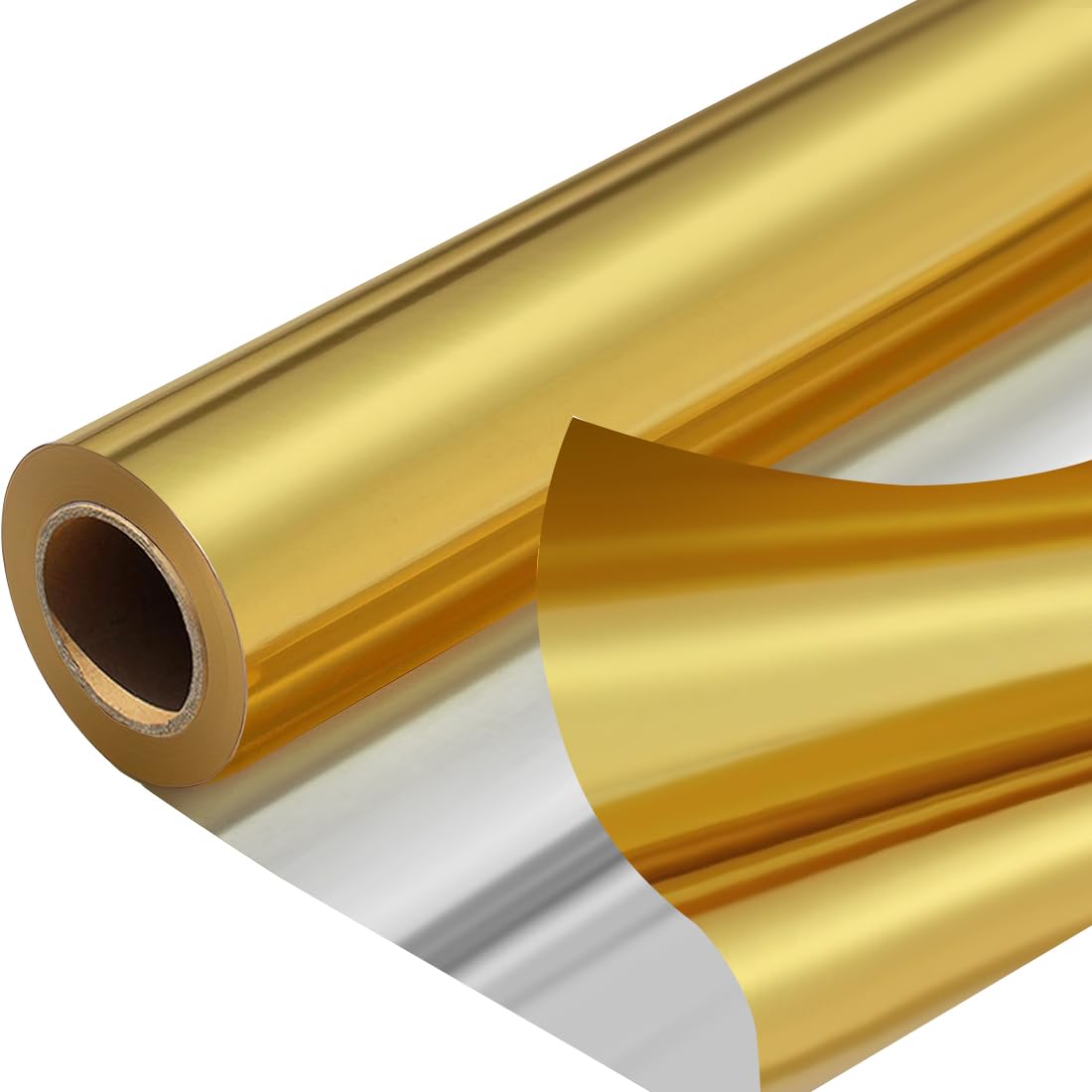 PerkHomy Colored Cellophane Wrap Roll 16" x 100' 3 Mil Thick Cellophane For Gift Basket Treats Goodie Wrapping Craft Flower Bouquet Plastic (Reflective, 100ft (16in Width))