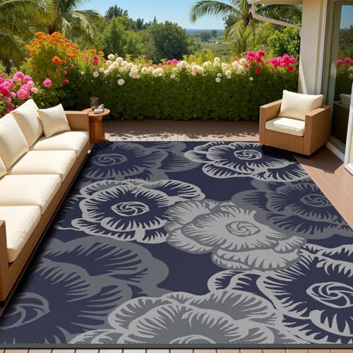 MontVoo 8x10 Waterproof Outdoor Rug