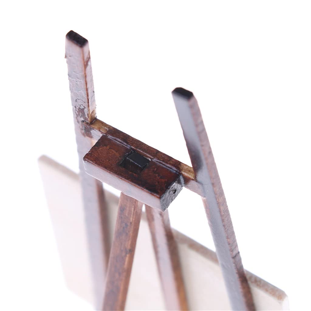 Juego de Caballete para Artista y 2 Pinturas de Madera, Mini Caballete para Artista, Tarjetero de Mesa de Madera para Boda, Soporte de exhibición, decoración